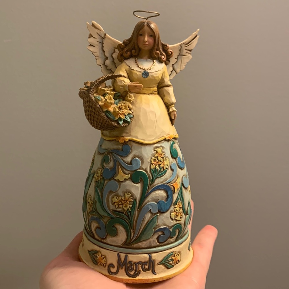 Jim Shore March Birthday Angel. ✨